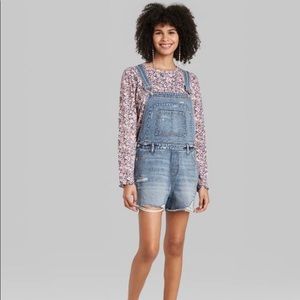 Denim overalls